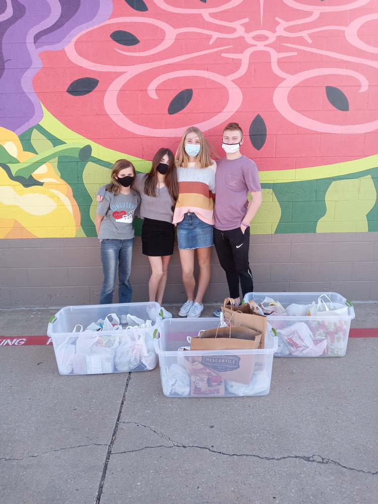 CMS Honor Society Food Drive Donations