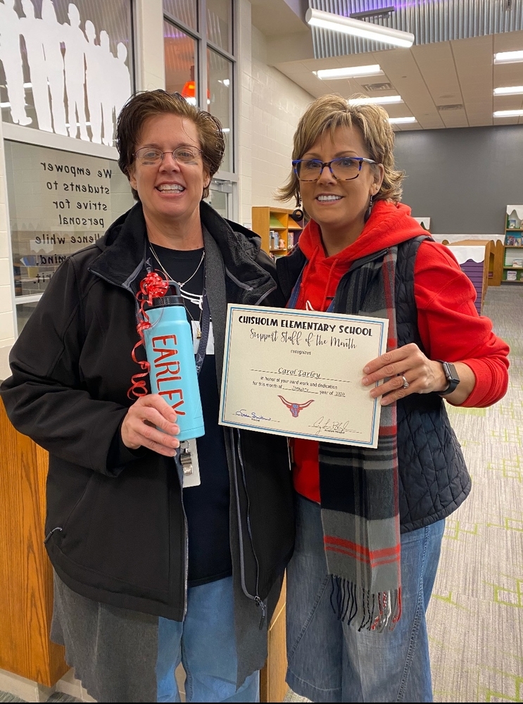 Support Staff of the Month